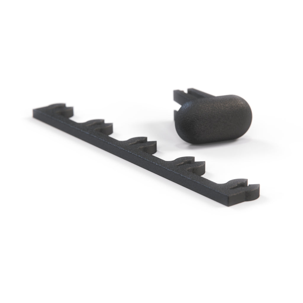 Land Rover Range Rover Classic Centre Console Soft Side Air Vent Repair Kit Black (BTR9903LNF) — view 2
