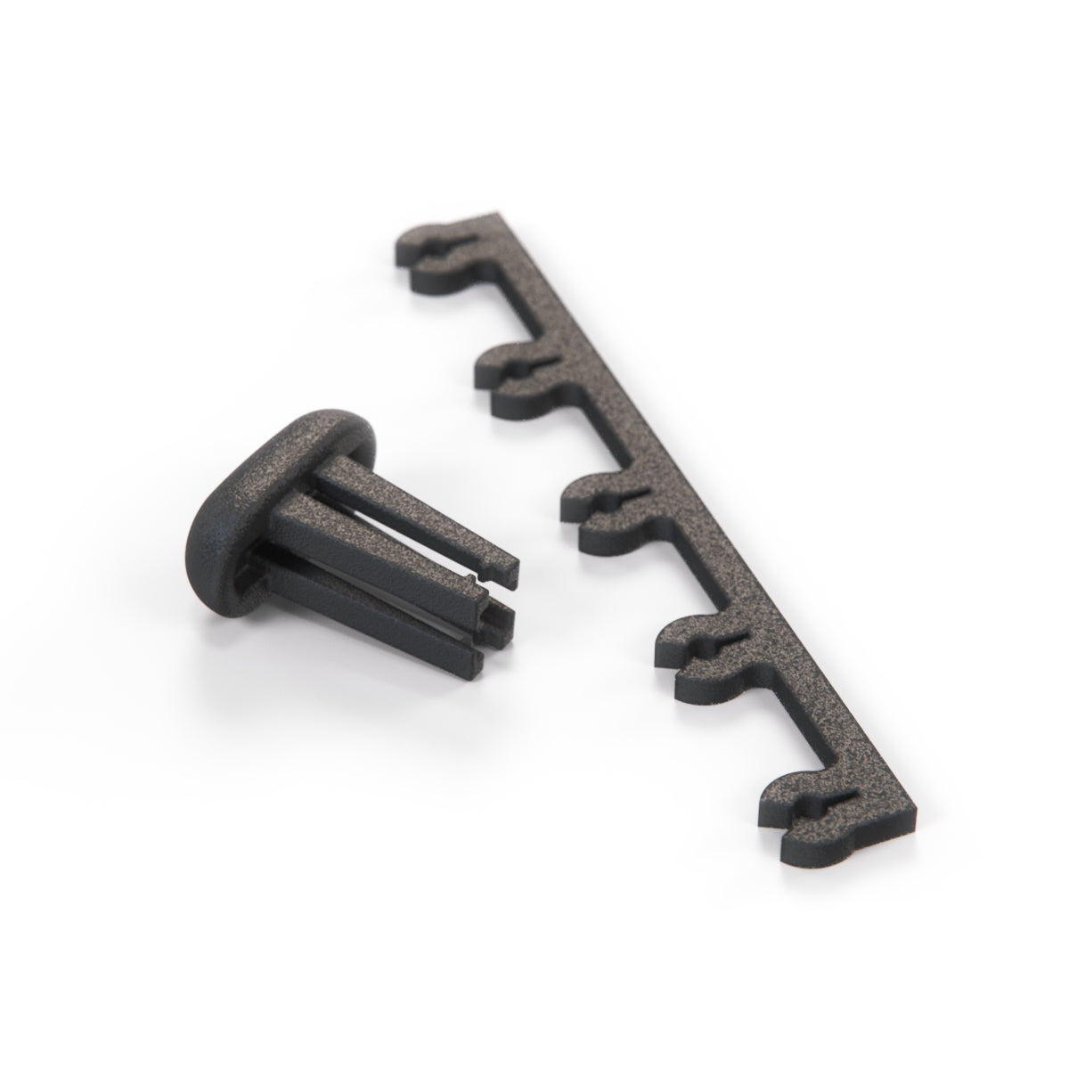 Land Rover Range Rover Classic Centre Console Soft Side Air Vent Repair Kit Black (BTR9903LNF) — view 3