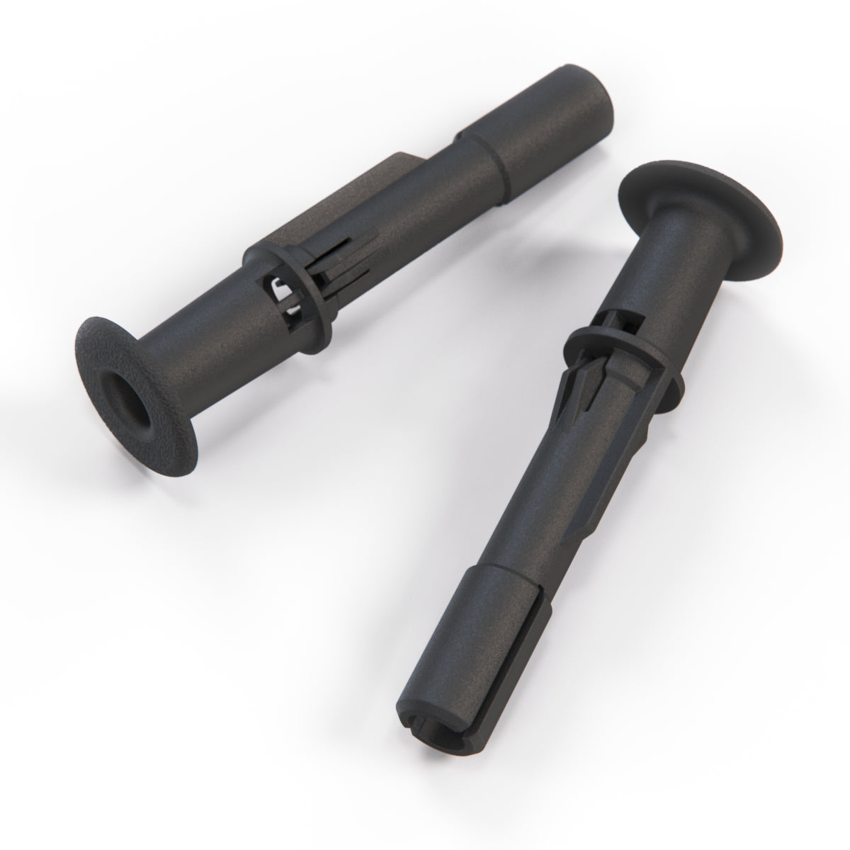 Land Rover Range Rover Classic Headrest Mounting Housing Set of 2 Black BTR3636 / MUC2338 / YXX2777 — view 2