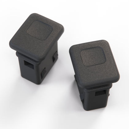 Land Rover Range Rover Classic Plate Blind Cover Set of 2 Black AMR3605