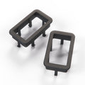 Land Rover Range Rover Classic Rear Door Window Switch Cover Set of 2 Black