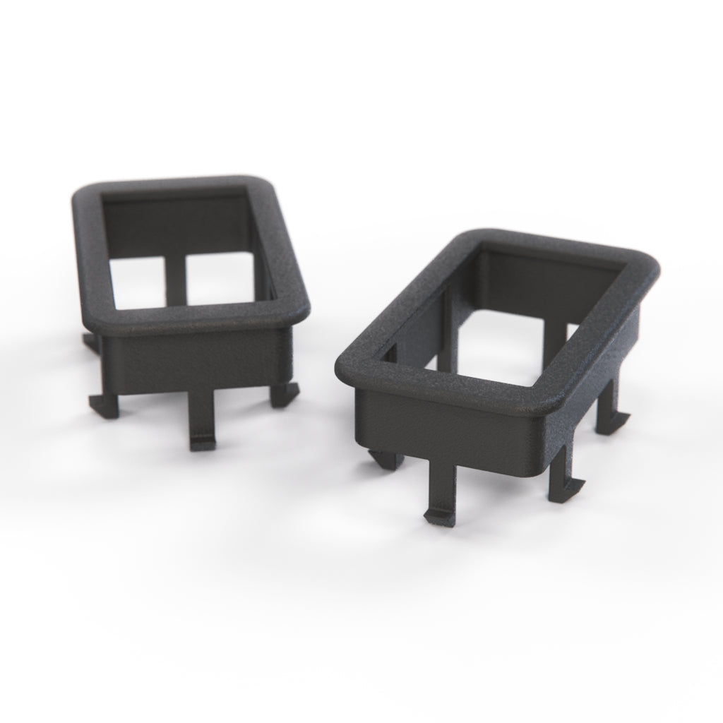 Land Rover Range Rover Classic Rear Door Window Switch Cover Set of 2 Black — view 2