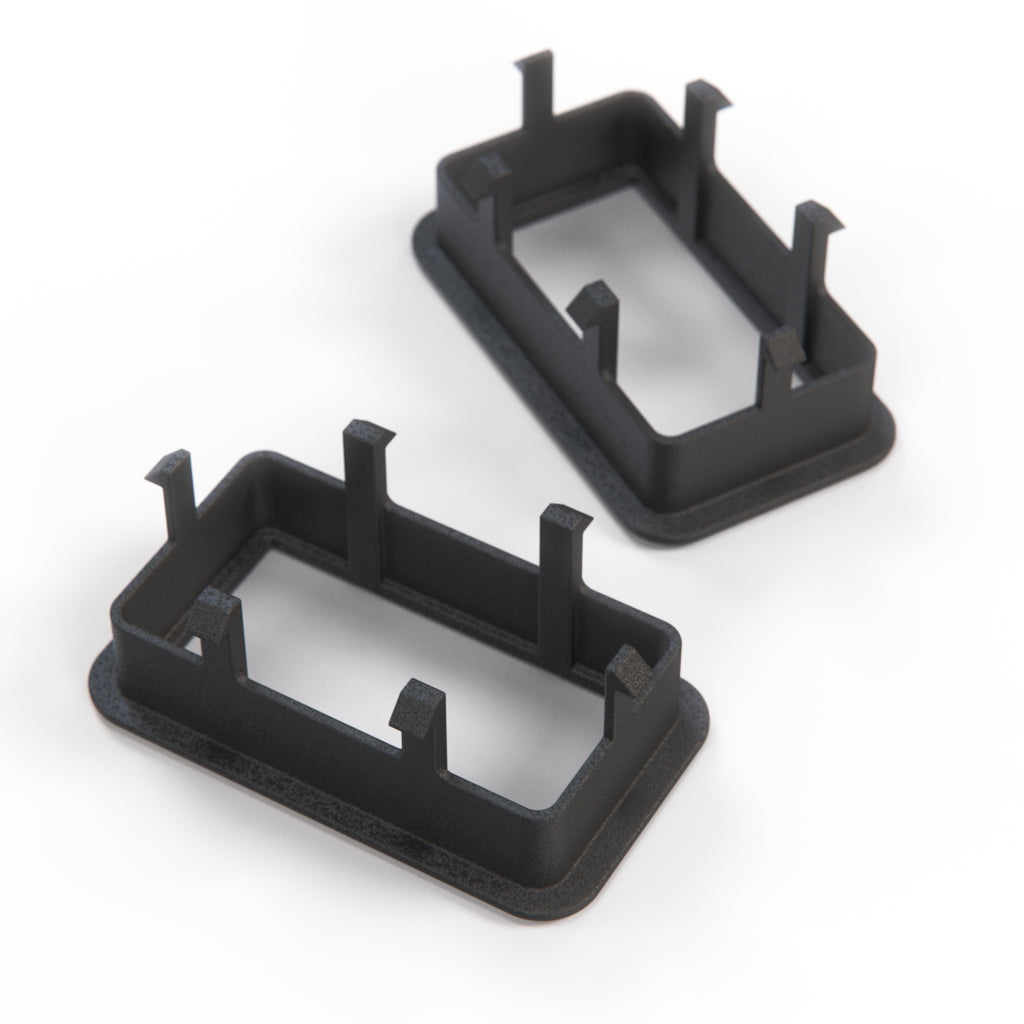 Land Rover Range Rover Classic Rear Door Window Switch Cover Set of 2 Black — view 3