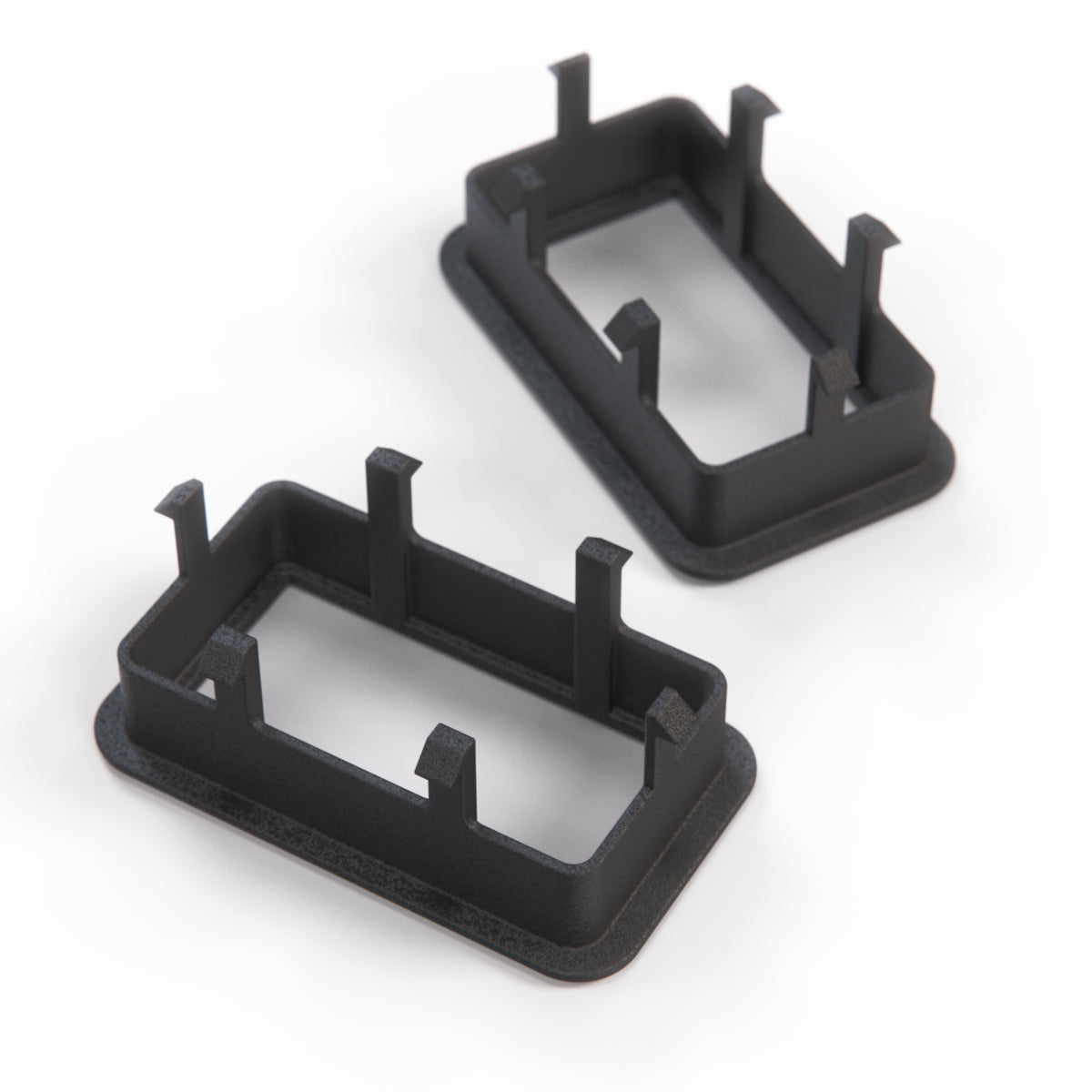 Land Rover Range Rover Classic Rear Door Window Switch Cover Set of 2 Black — view 3