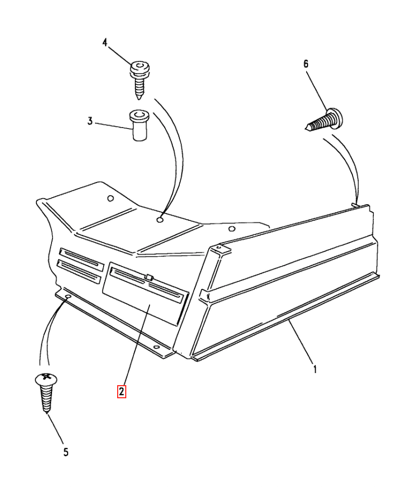 Land Rover Range Rover Classic Seat Base Access Door All Colours AWR4027 / BTR3 — view 4