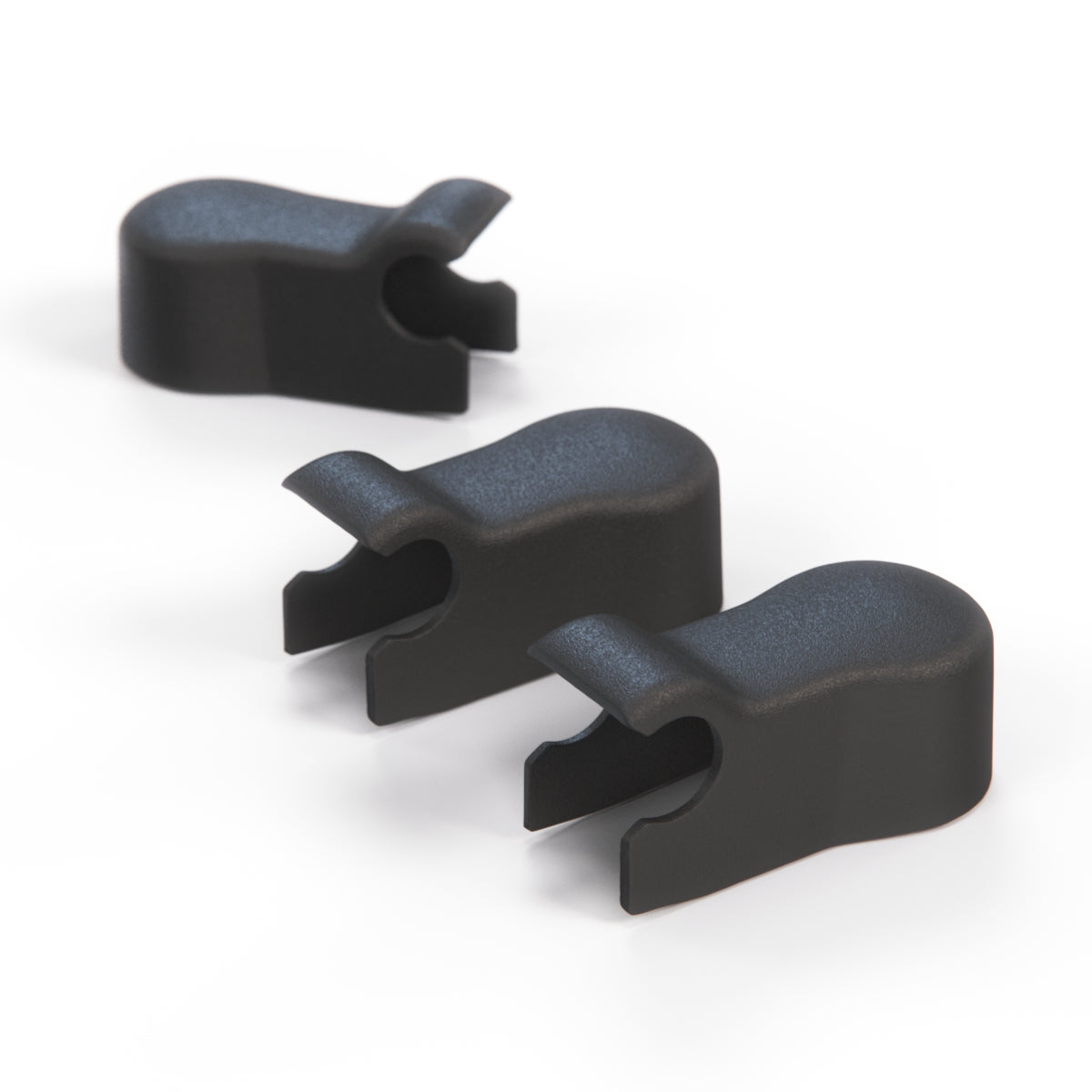 Land Rover Range Rover Classic Wiper Arm Cover Set of 3 Black (LR058466) — view 2