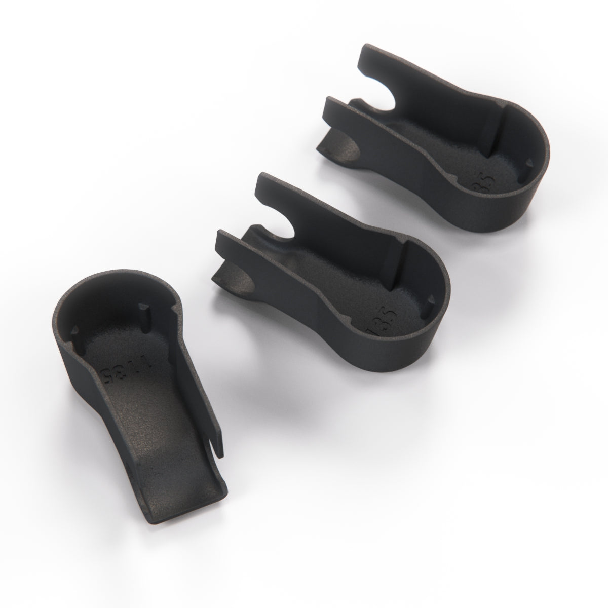 Land Rover Range Rover Classic Wiper Arm Cover Set of 3 Black (LR058466) — view 3