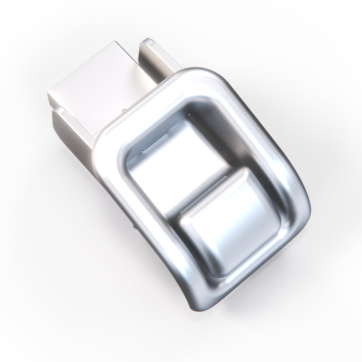 Land Rover Range Rover Escutcheon Door Sill Lock Chrome (STC61137) — view 2