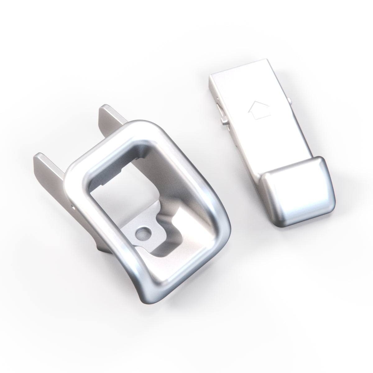 Land Rover Range Rover Escutcheon Door Sill Lock Chrome (STC61137) — view 3
