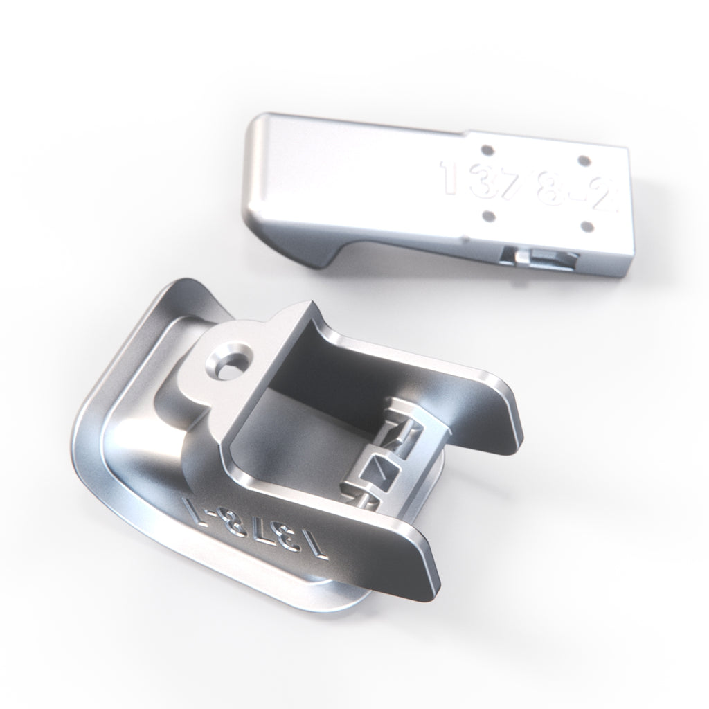 Land Rover Range Rover Escutcheon Door Sill Lock Chrome (STC61137) — view 4