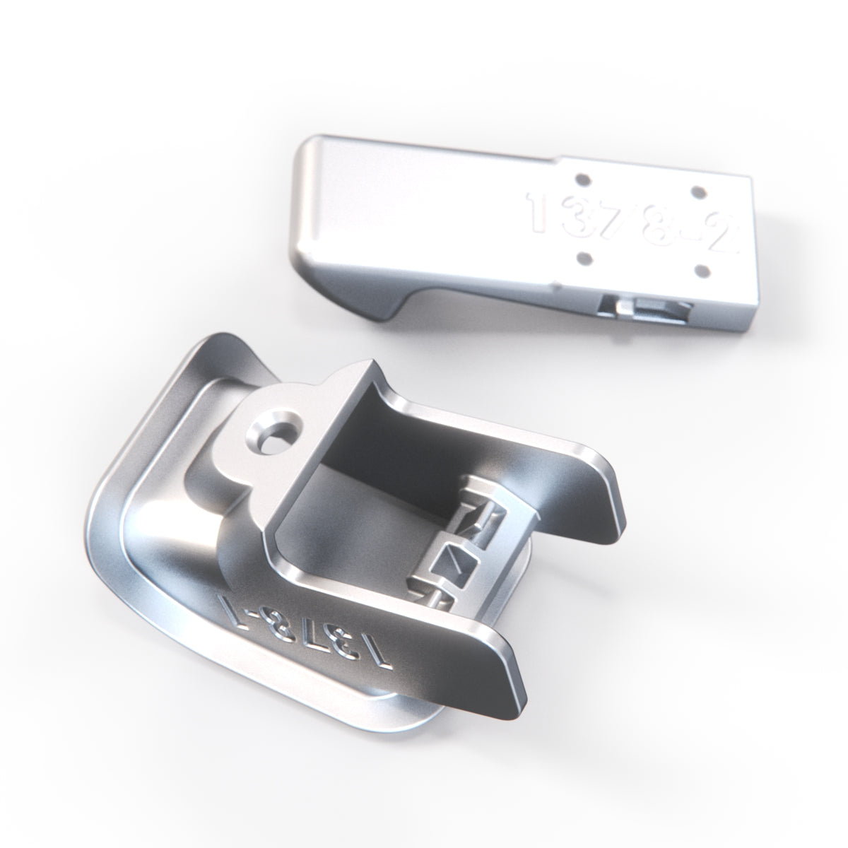 Land Rover Range Rover Escutcheon Door Sill Lock Chrome (STC61137) — view 4