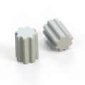 Land Rover Range Rover P38 Front Seat Armrest Adjuster Knob Set of 2 Ash Gray (BTR9254LNF)