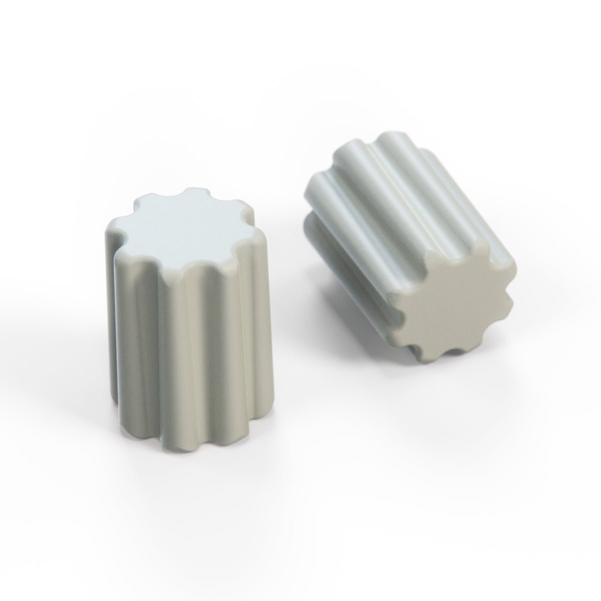 Land Rover Range Rover P38 Front Seat Armrest Adjuster Knob Set of 2 Ash Gray (BTR9254LNF)