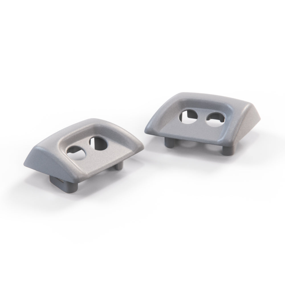 Land Rover Range Rover P38 Headlight Washer Cover Set of 2 Left and Right Primed (DNJ500230LML & DNJ500220LML)