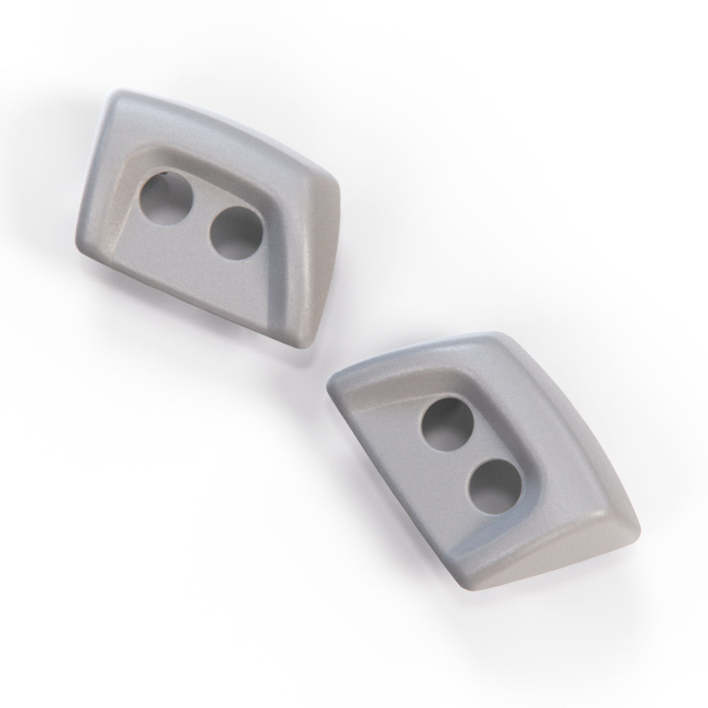 Land Rover Range Rover P38 Headlight Washer Cover Set of 2 Left and Right Primed (DNJ500230LML & DNJ500220LML) — view 2