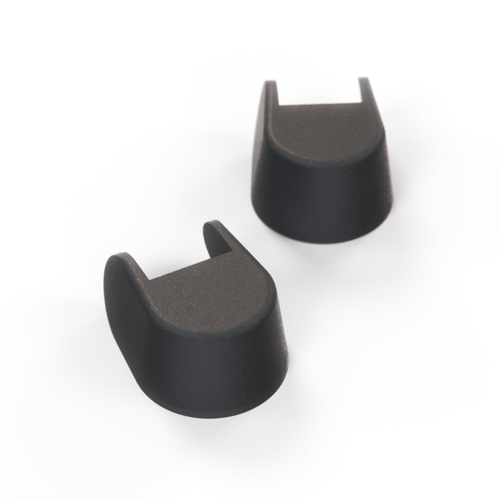 Land Rover Range Rover P38 Headlight Wiper Arm Bolt Cover Set of 2 Black AMR4160 & AMR4161