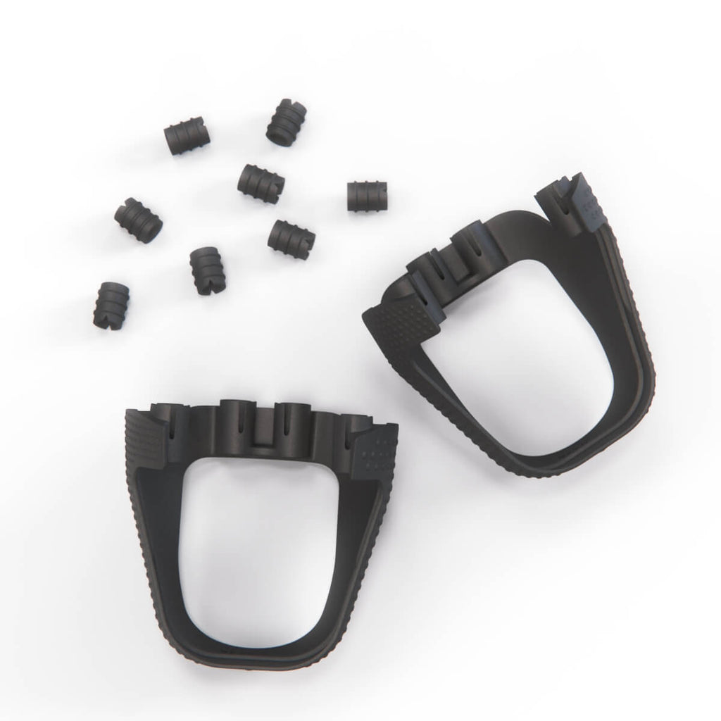 Lexus GS III 450h Rear Shock Absorber Top Cap Cover Set of 2 Black 48554-30090 and (48553-30090) — view 3