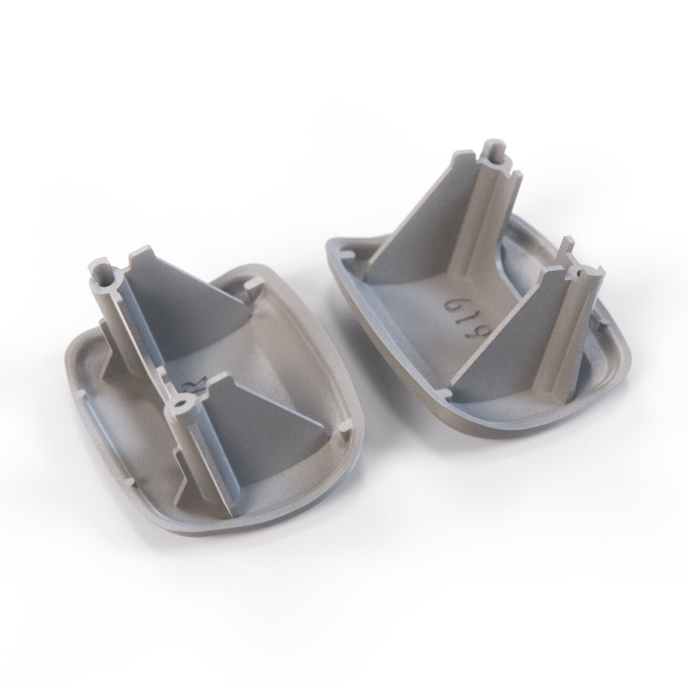 Lexus IS200 300L Front Headlight Washer Nozzle Cover Set of 2 Primed 85381-53060 / 85382-53030 — view 2