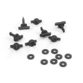 Maserati 3200GT / 4200GT / GranSport Engine Bay Cover Latches Complete Set Black (68503400)
