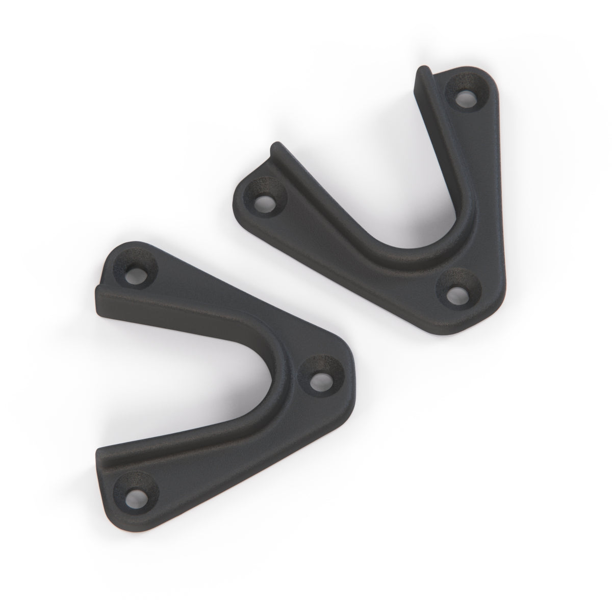 Maserati Biturbo Ghibli Shamal Side Door Lower Moulding Set of 2 Black (314520405) — view 2