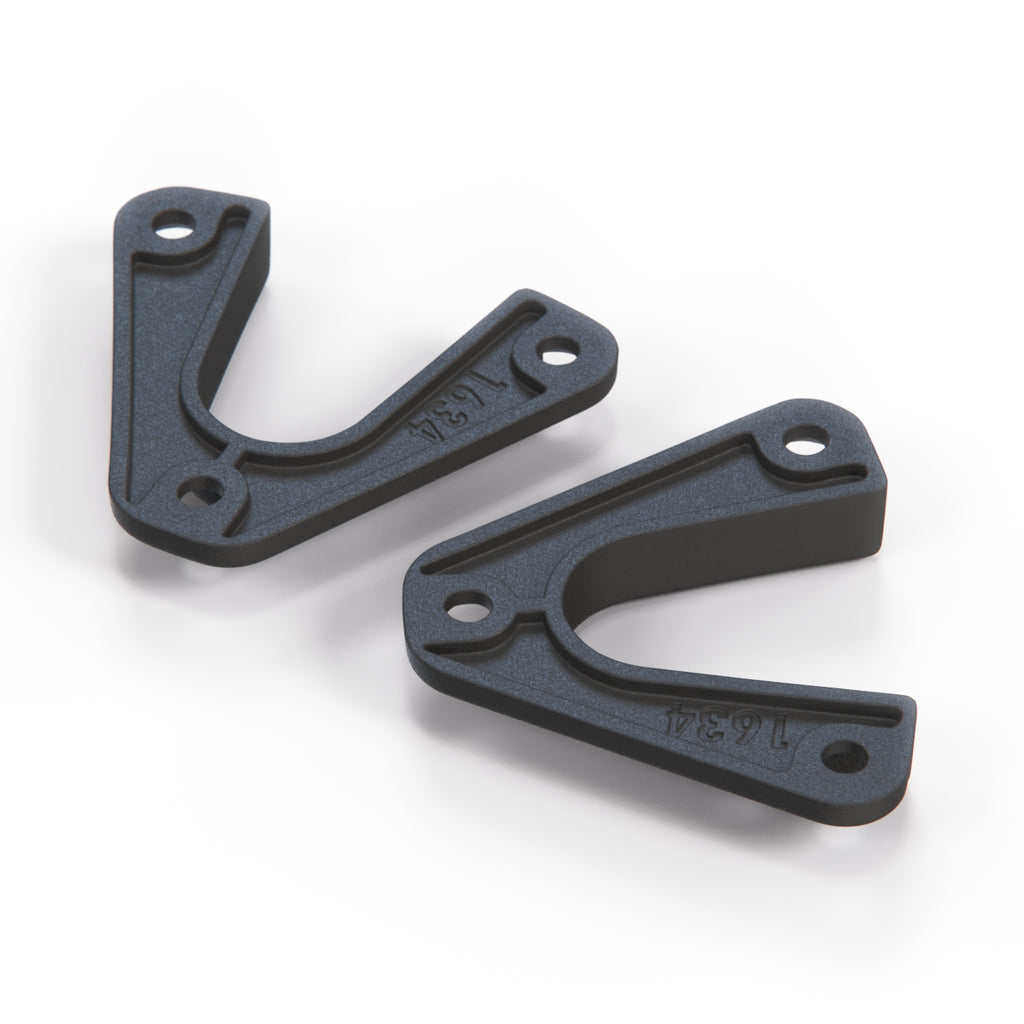 Maserati Biturbo Ghibli Shamal Side Door Lower Moulding Set of 2 Black (314520405) — view 3