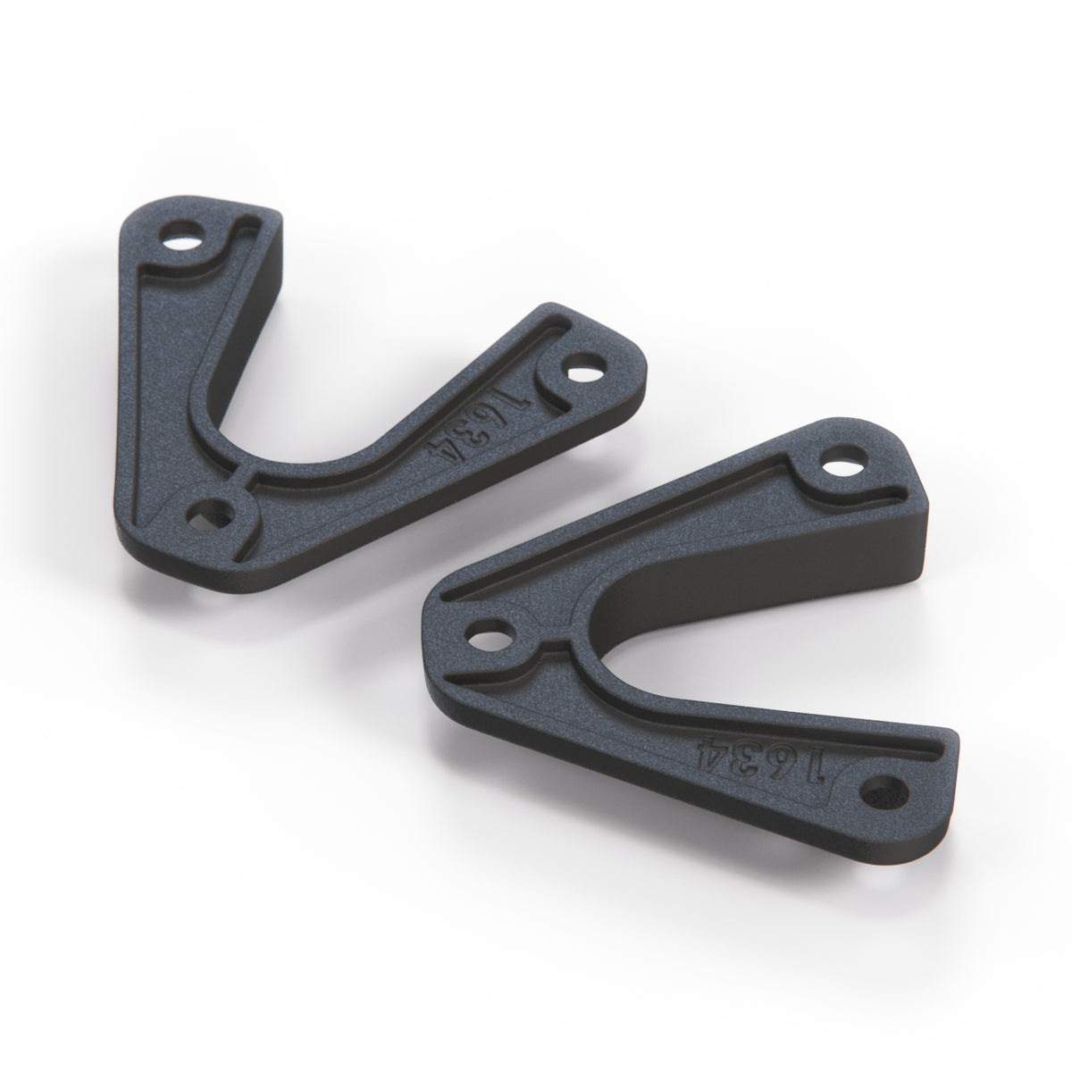 Maserati Biturbo Ghibli Shamal Side Door Lower Moulding Set of 2 Black (314520405) — view 3