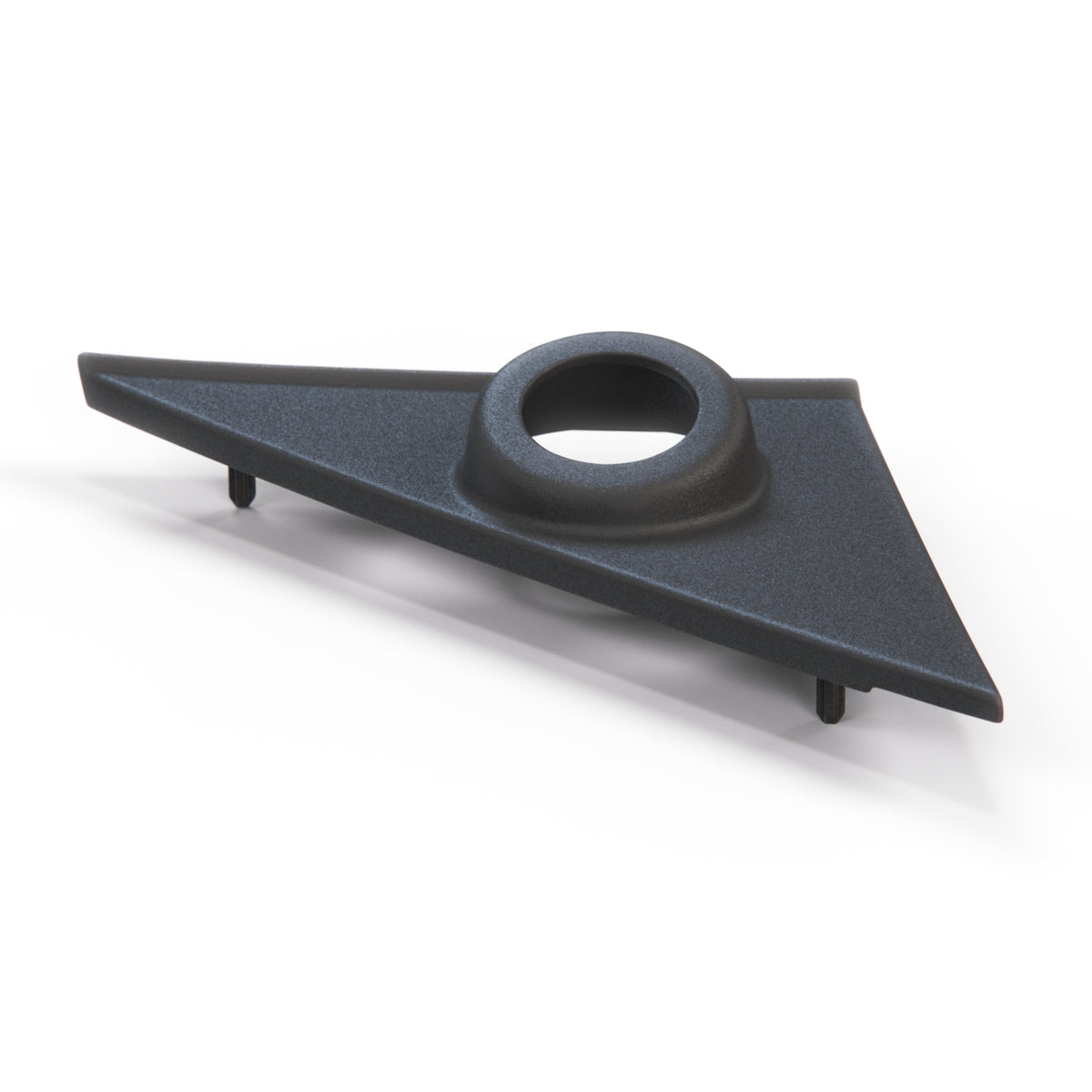 Maserati Biturbo Interior Side Mirror Cover Left or Right Black (328320373 / 328320374) — view 2