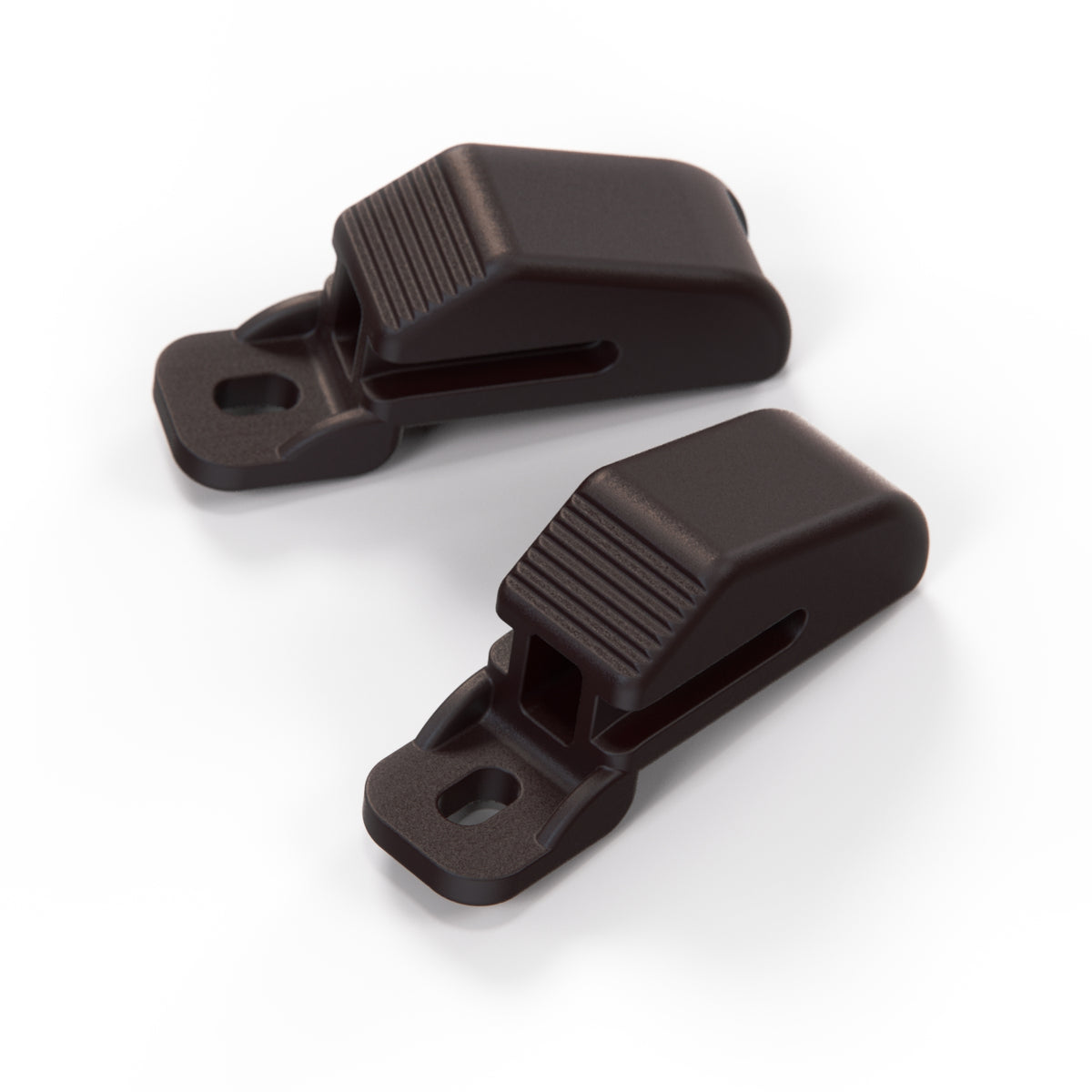 Maserati Biturbo Quattroporte Pull Knob Set of 2 Dark Brown (314520427) — view 2
