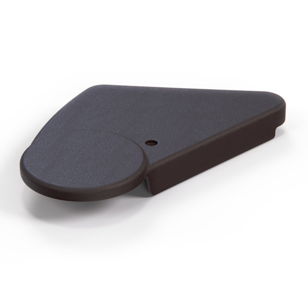 Maserati Biturbo Seat Side Cover Left or Right Dark Brown (316920446 / 316920445) — view 2