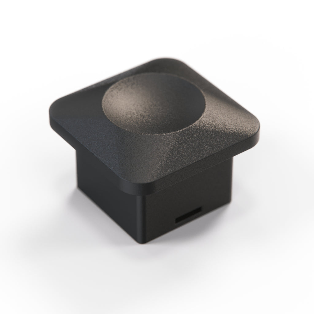 Maserati Biturbo Shamal Switch Blind Button Black or Dark Brown (313353306) — view 4