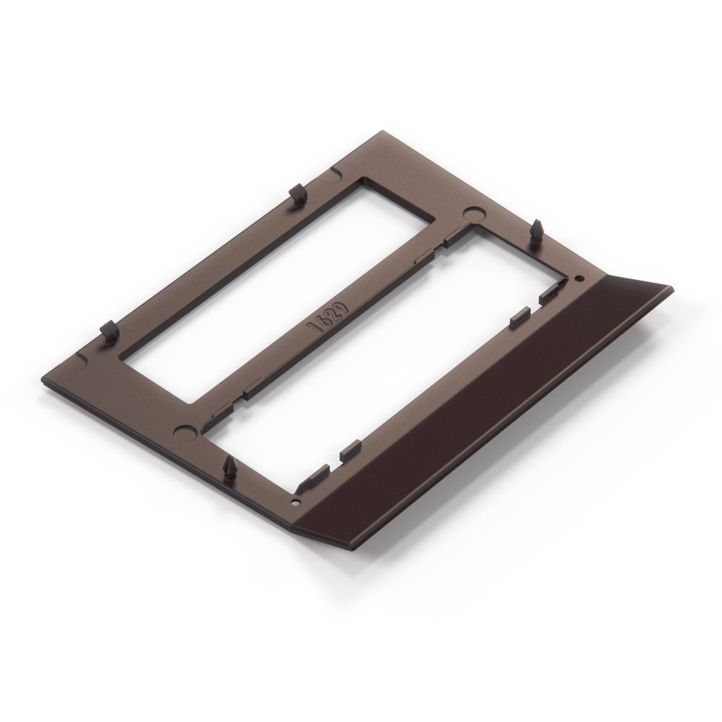 Maserati Ghibli Quattroporte Radio and AC Trim Cover Dark Brown (368300278) — view 3