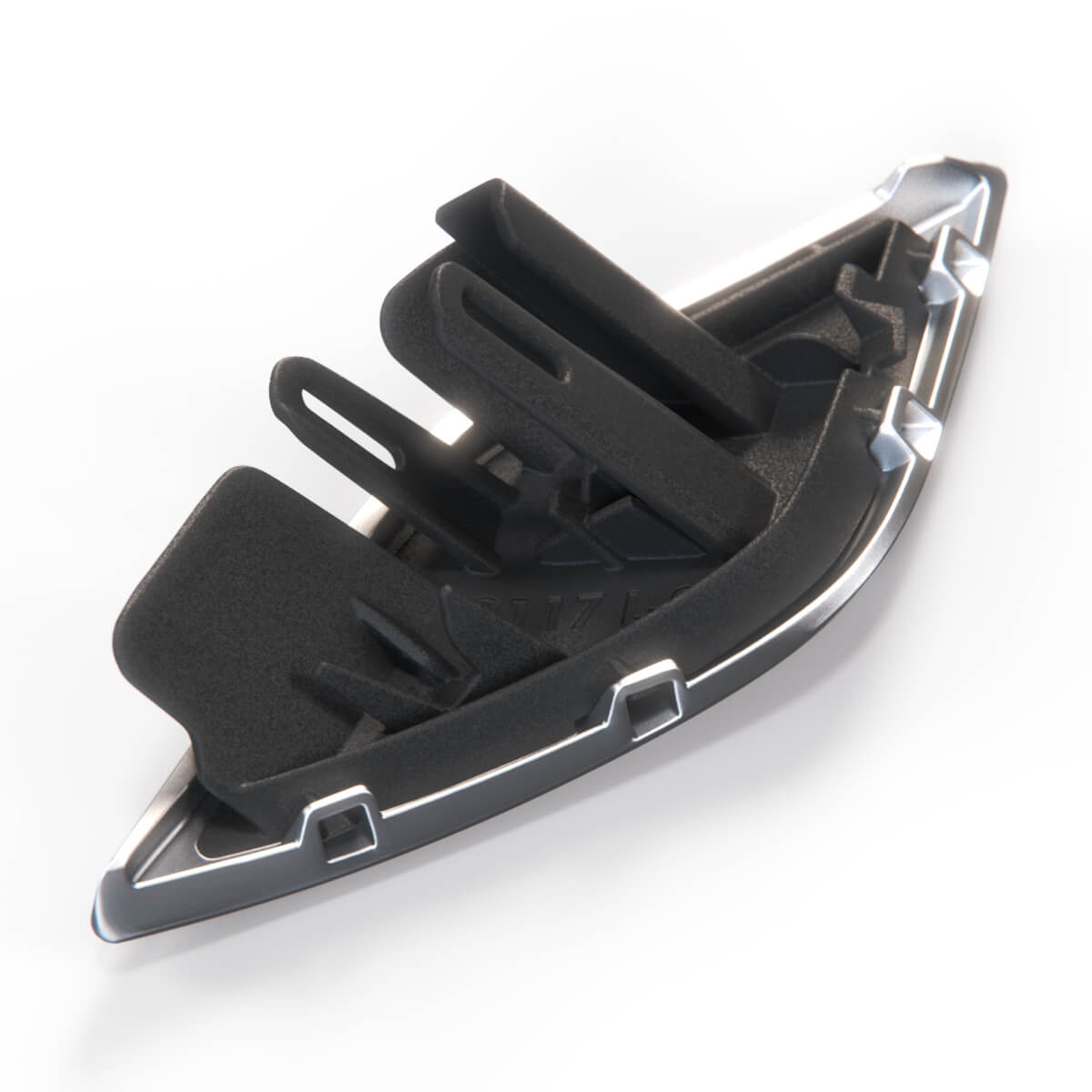 Maserati Quattroporte M156 Headlight Washer Cover Left or Right Chrome (673000036 / 673000037) — view 3