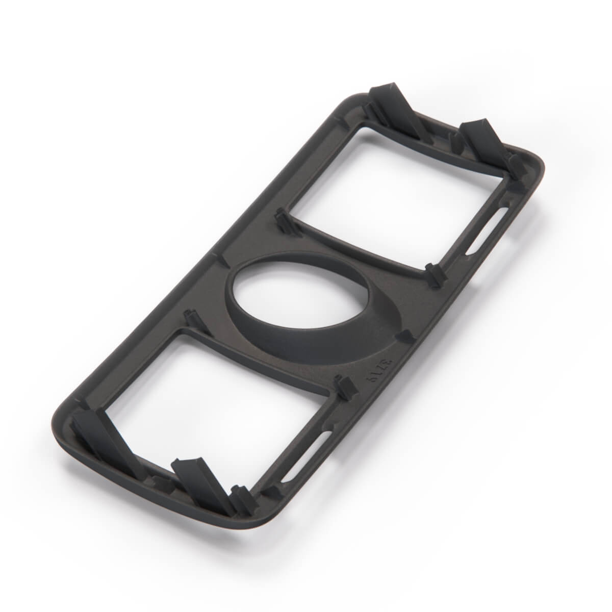 Maserati Quattroporte V M139 Clock and Air Vent Bezel Trim Frame Black (225802 66526500) — view 2