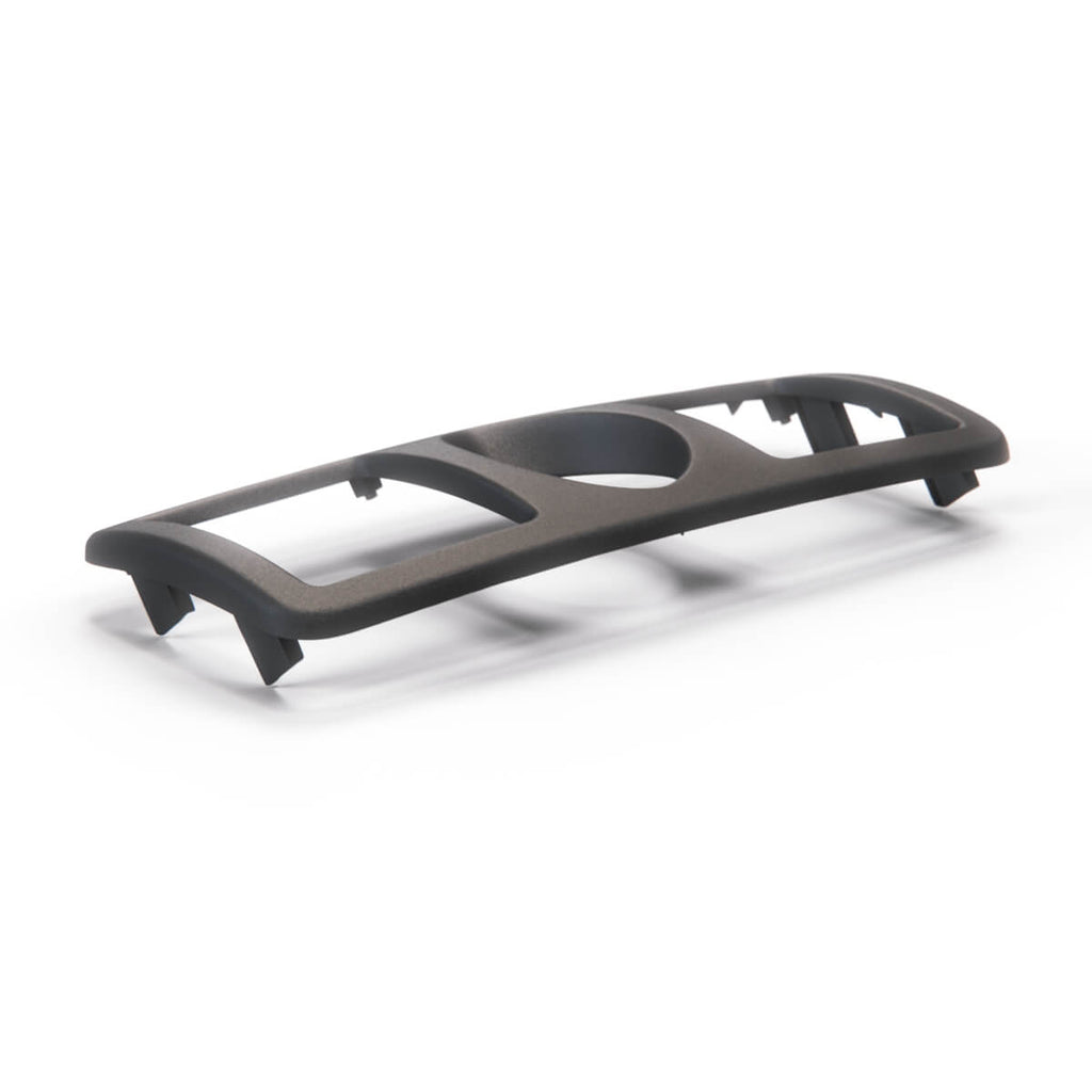 Maserati Quattroporte V M139 Clock and Air Vent Bezel Trim Frame Black (225802 66526500) — view 3