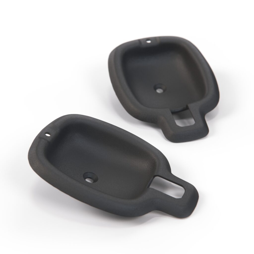 Mazda R100 Interior Door Handle Scratch Pad Set Of 2 Black — view 2