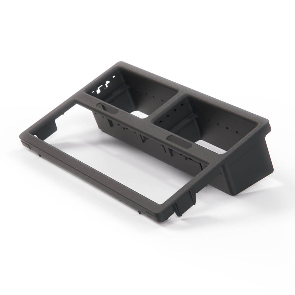 Mazda Rx7 Dash Radio Stereo Frame Bezel Without Vents Black (FB0164840B)