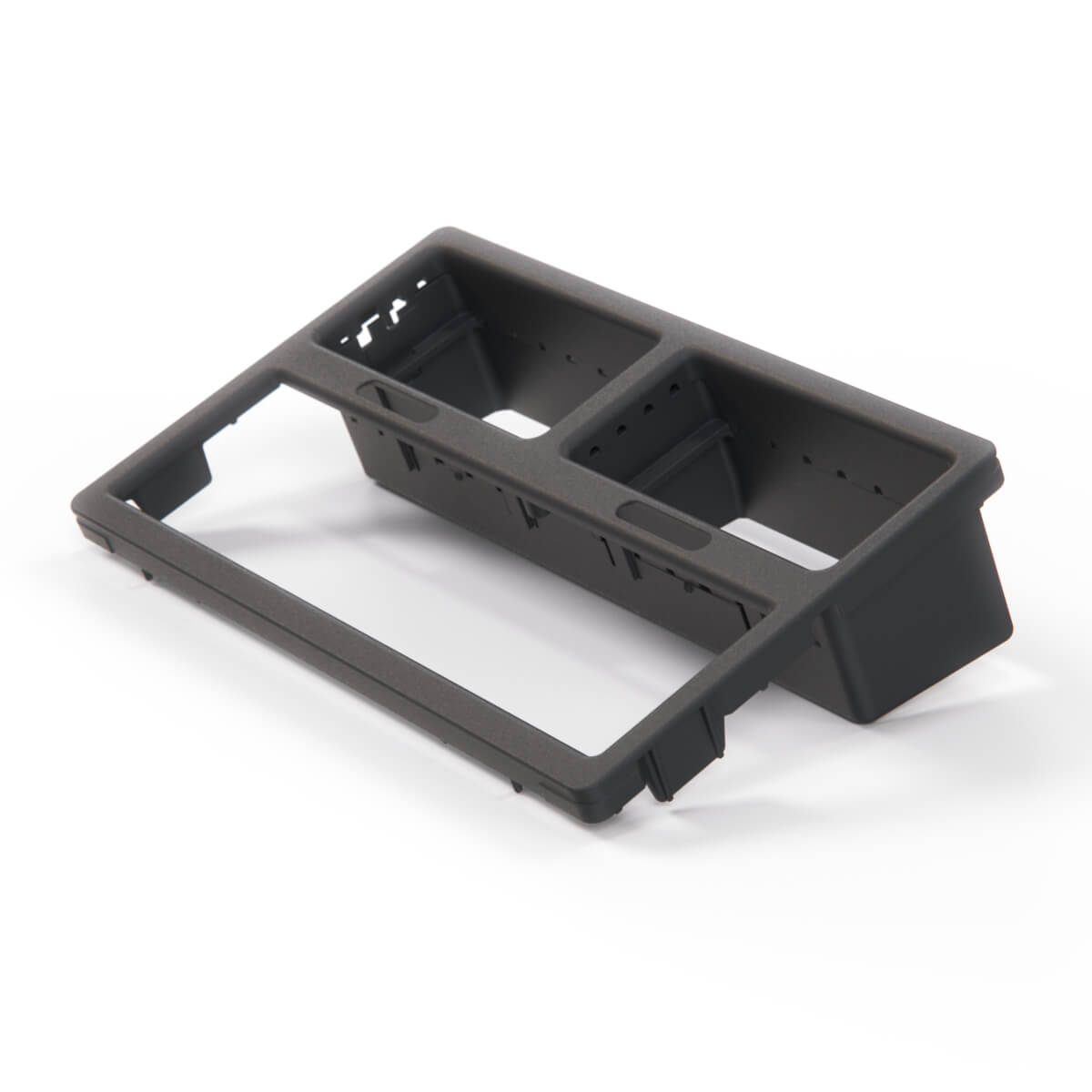 Mazda Rx7 Dash Radio Stereo Frame Bezel Without Vents Black (FB0164840B)