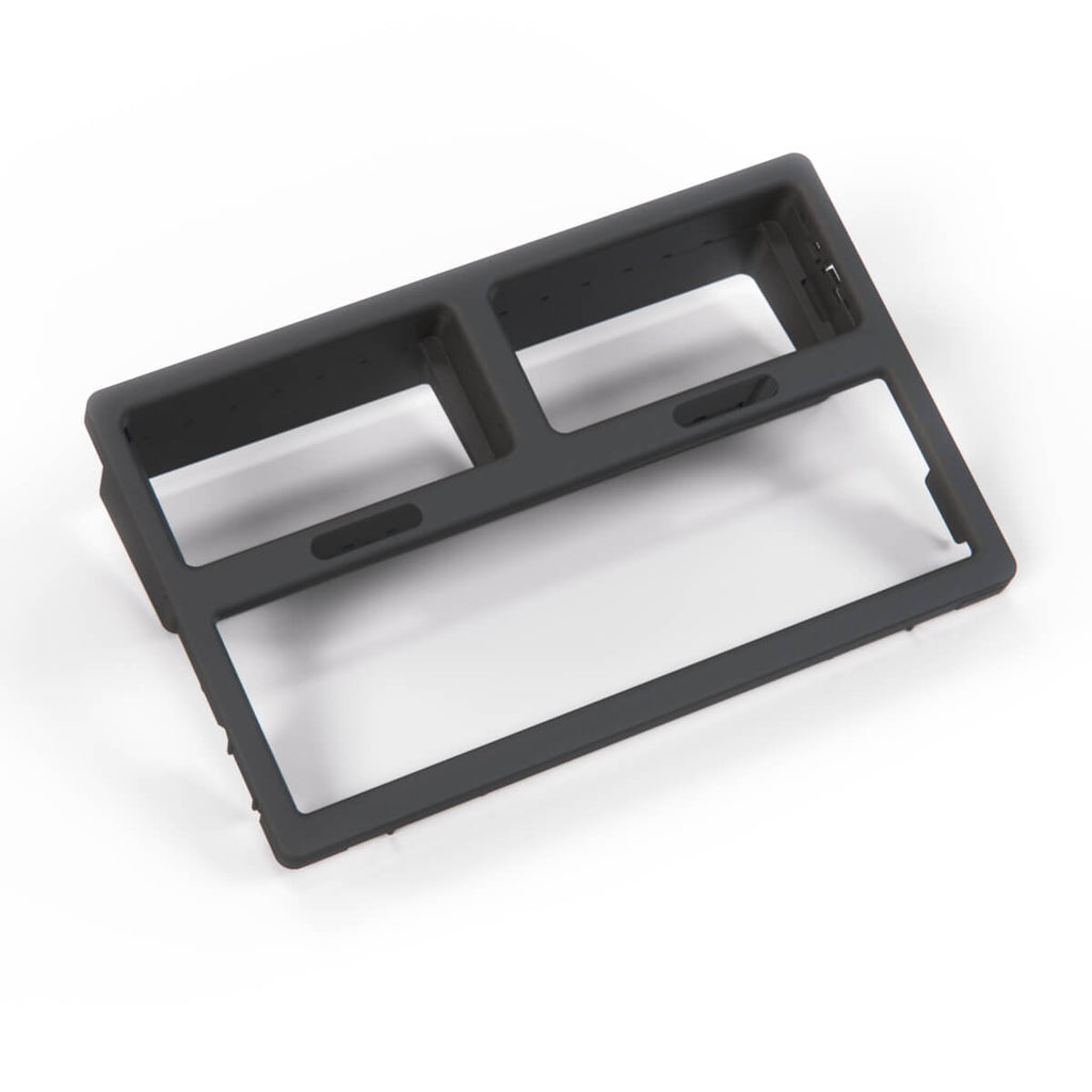 Mazda Rx7 Dash Radio Stereo Frame Bezel Without Vents Black (FB0164840B) — view 3