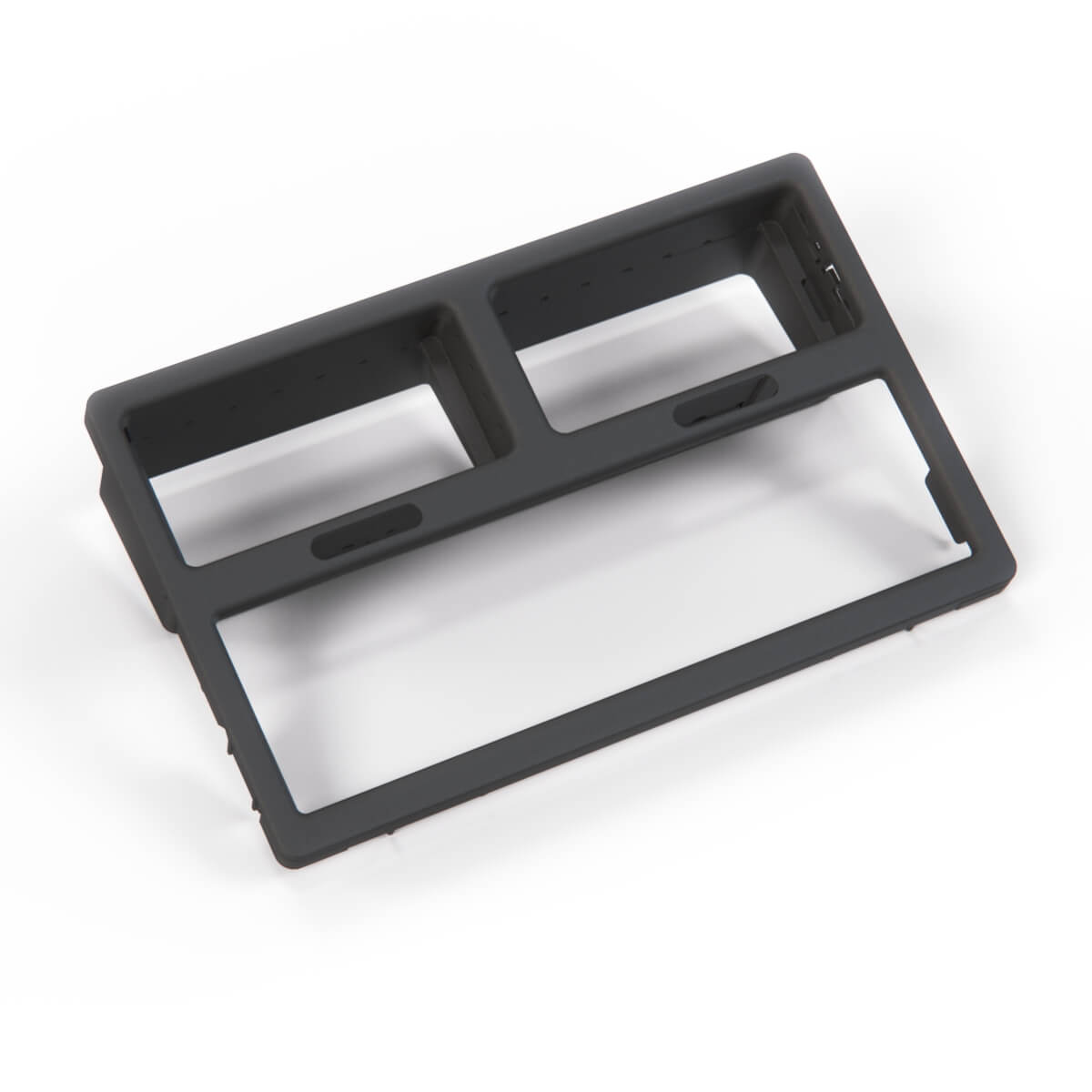 Mazda Rx7 Dash Radio Stereo Frame Bezel Without Vents Black (FB0164840B) — view 3