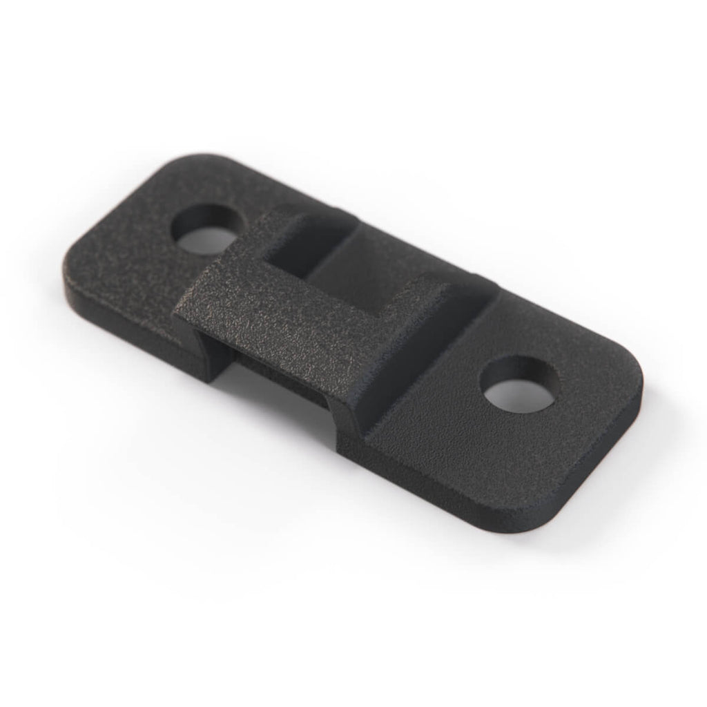 Mazda RX7 FC3S Glove Box Latch Mount Black — view 2