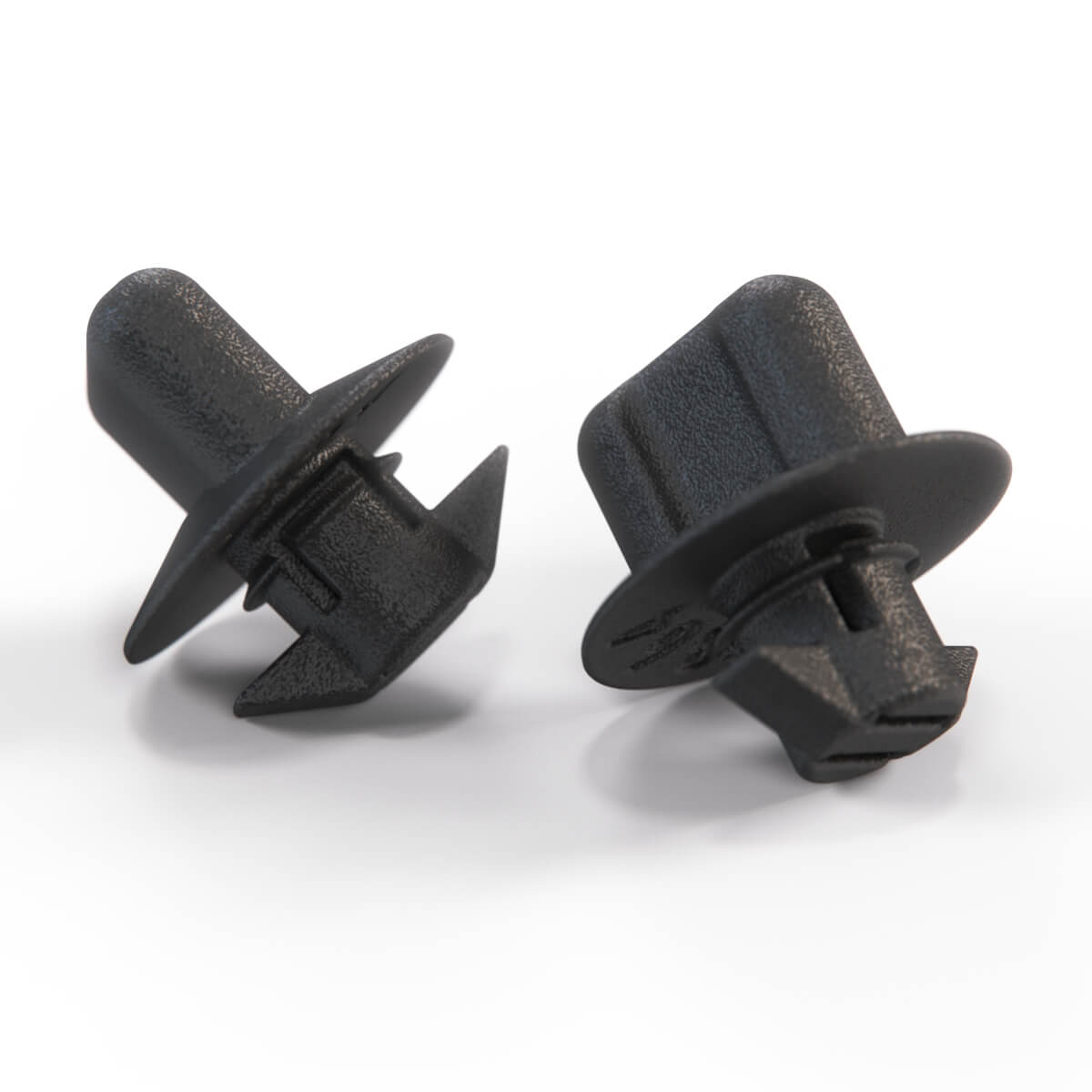 Mazda RX7 Rear Cargo Plastic Carpet Hold Downs Set of 2 Black