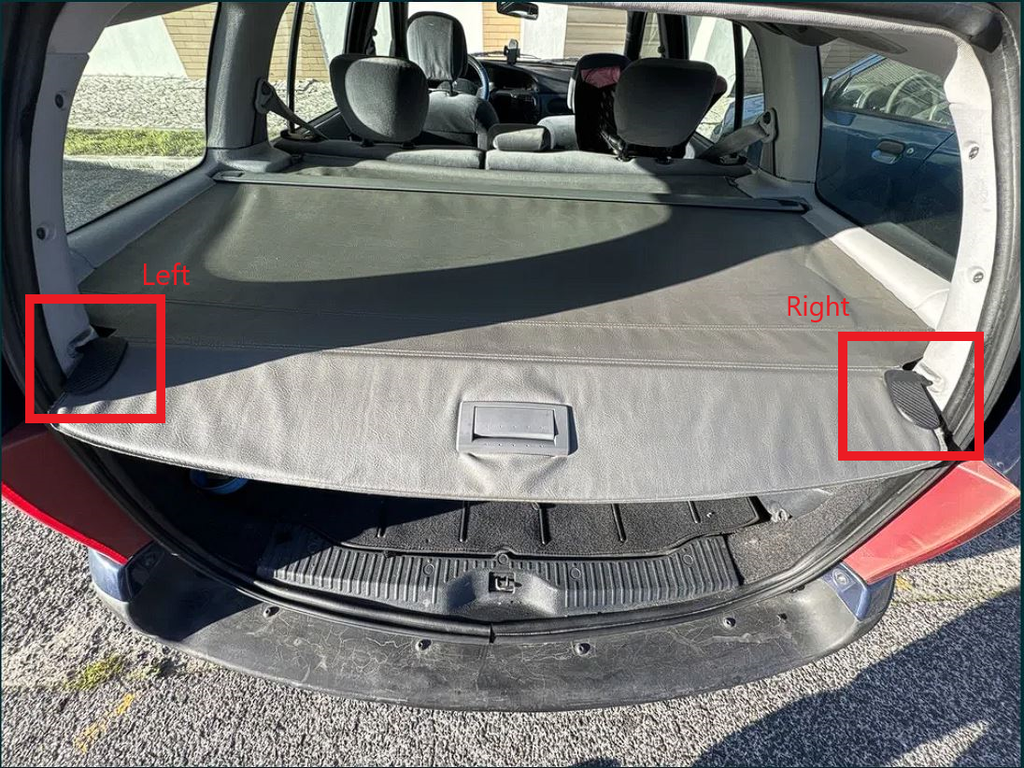 Renault Megane I Trunk Cover Hook Rear Parcel Shelf Black Left Or Right — view 4