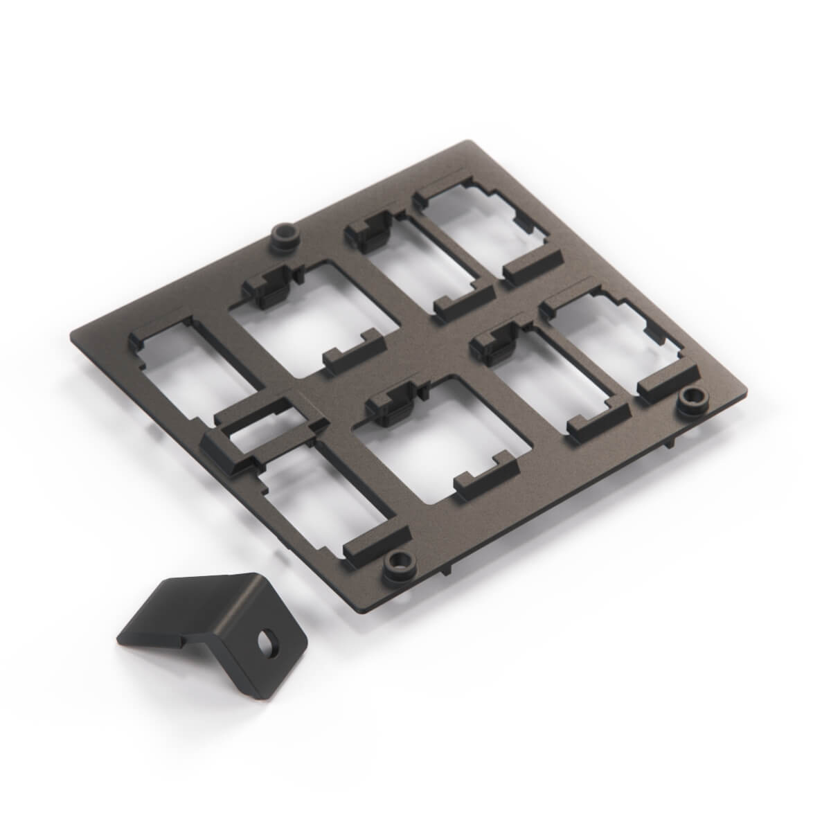 Mercedes-Benz A124 Console Attachment Bracket (A1246831100 & A1246830035)