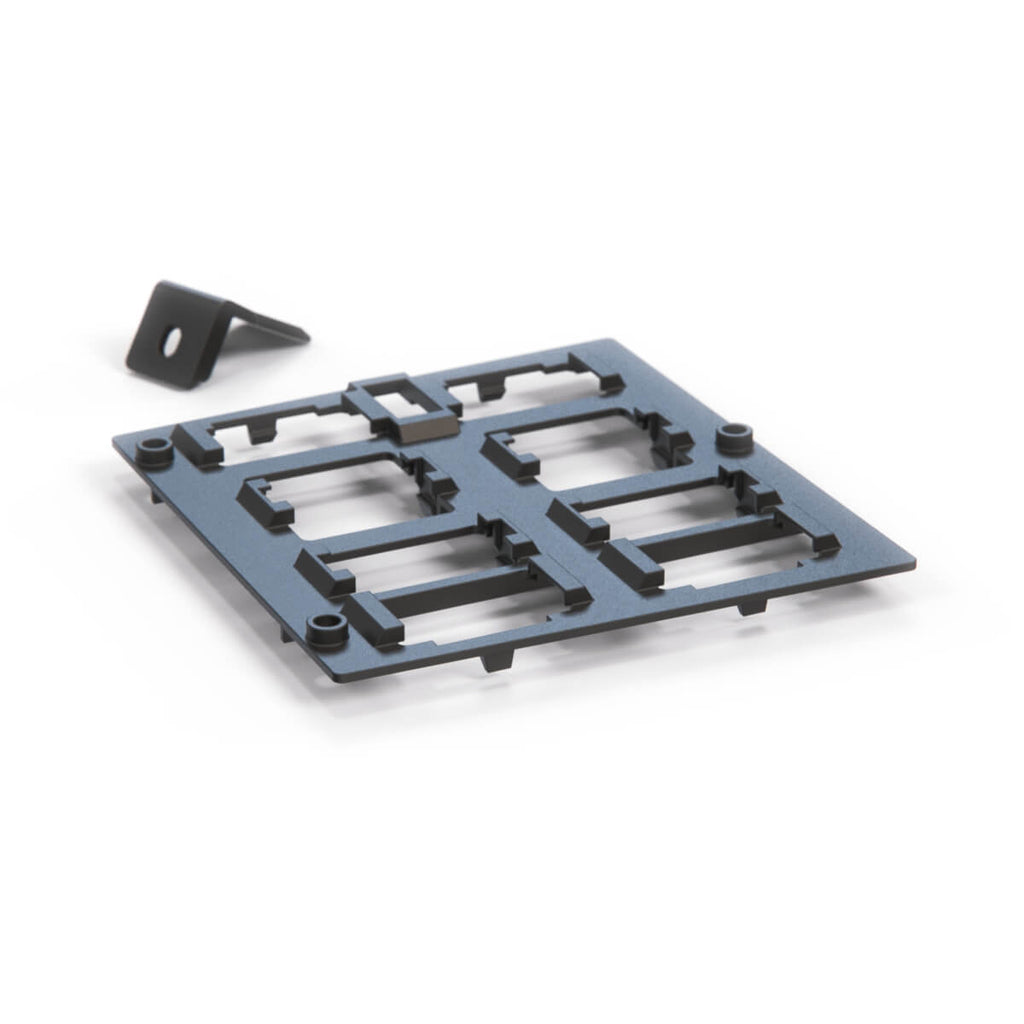 Mercedes-Benz A124 Console Attachment Bracket (A1246831100 & A1246830035) — view 2