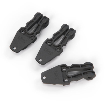 Mercedes-Benz A124 Convertible Windshot Hinges Repair Kit Set of 3 Black (A1248600274)