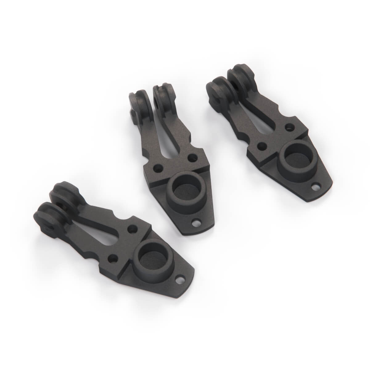 Mercedes-Benz A124 Convertible Windshot Hinges Repair Kit Set of 3 Black (A1248600274) — view 2