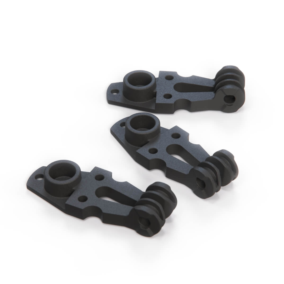 Mercedes-Benz A124 Convertible Windshot Hinges Repair Kit Set of 3 Black (A1248600274) — view 3