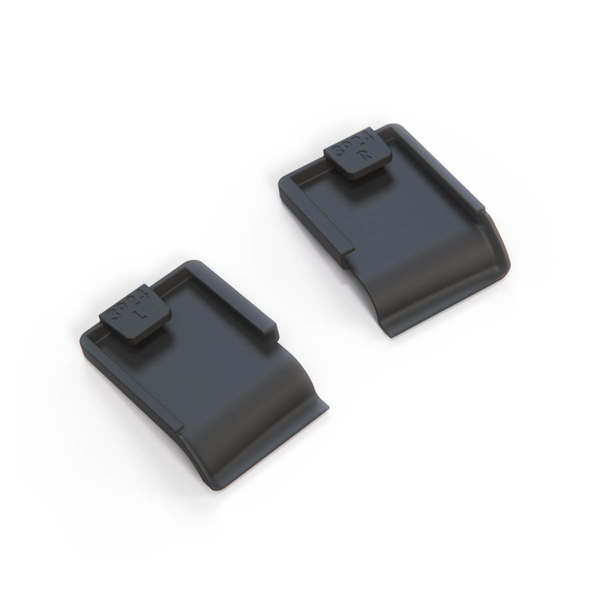 Mercedes-Benz A124 Convertible Windshot Protective Spacer Seal Repair Kit Black (A1248600274) — view 2