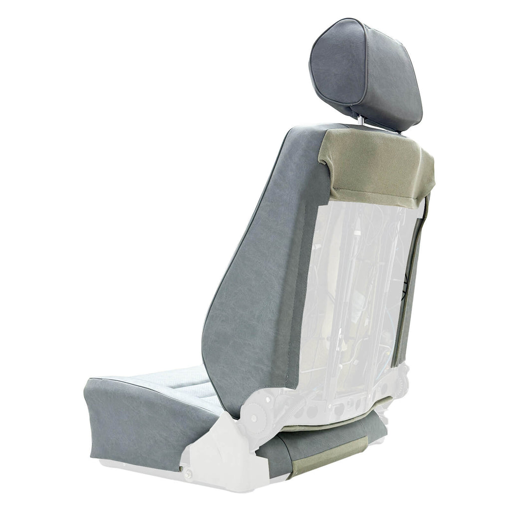 Mercedes-Benz C126 SEC Front Seat Backrest Upholstery Cover Left or Right – All Colours (A1269109032) — view 2
