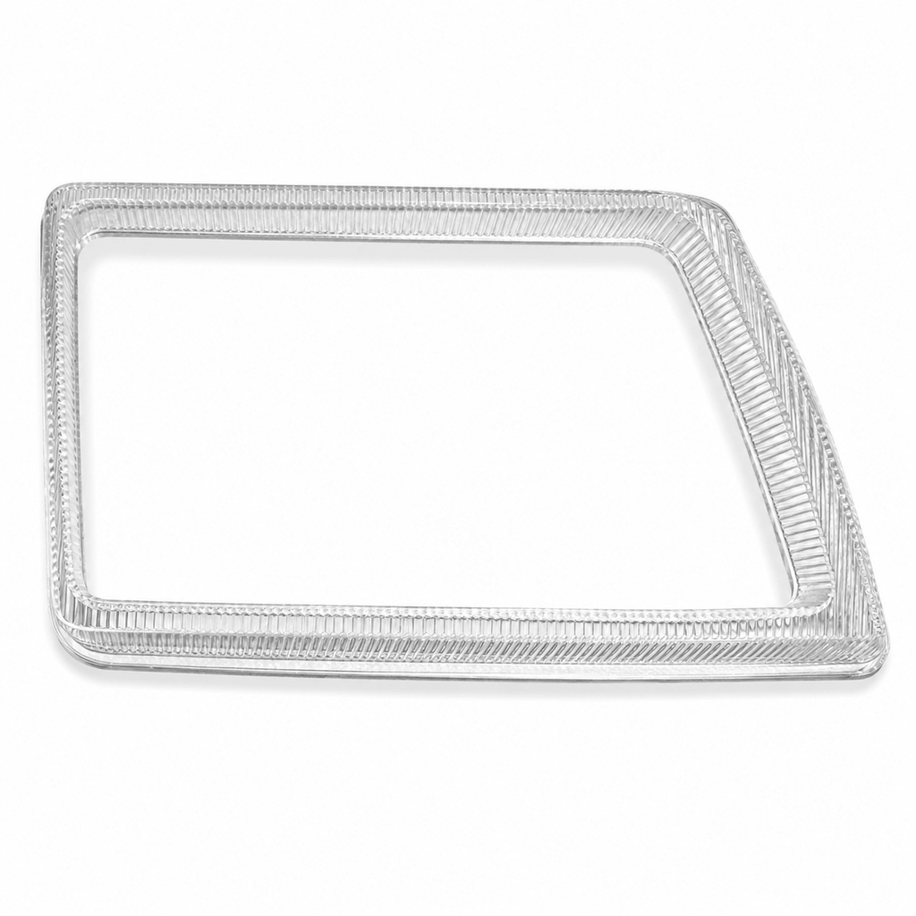 Mercedes-Benz C126 SEC USA Headlight Clear Frame Left or Right (A0008260959 / A0008261059)